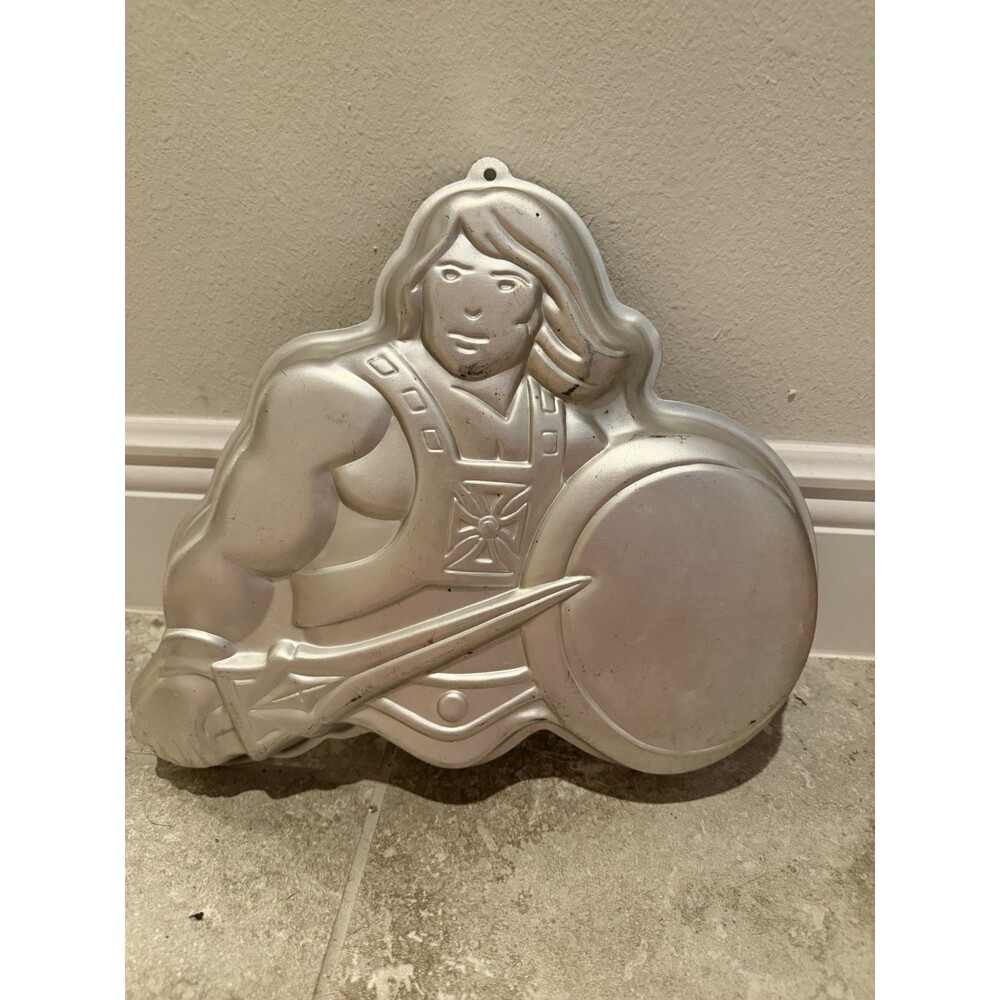 VTG 1983 He-Man Cake Pan Mattel 2105-3184 Wilton Masters of the Universe He Man
